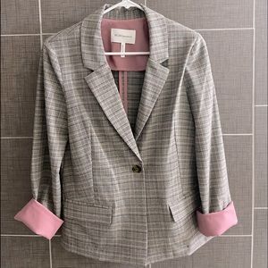 BCBGeneration Plaid Boyfriend Blazer